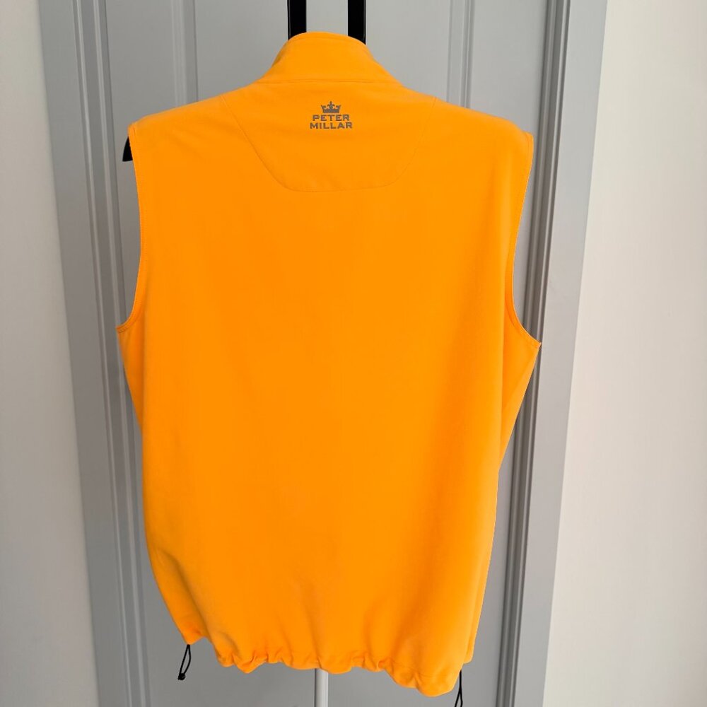 Peter Millar Element 4 Wind Block Golf Vest Mens L Casual Outdoors Beaver Creek - Picture 4 of 10